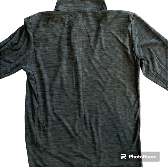 Nike DriFit Running Grey Heather Quarter-Zip Pullover, Medium - Picture 2 of 8